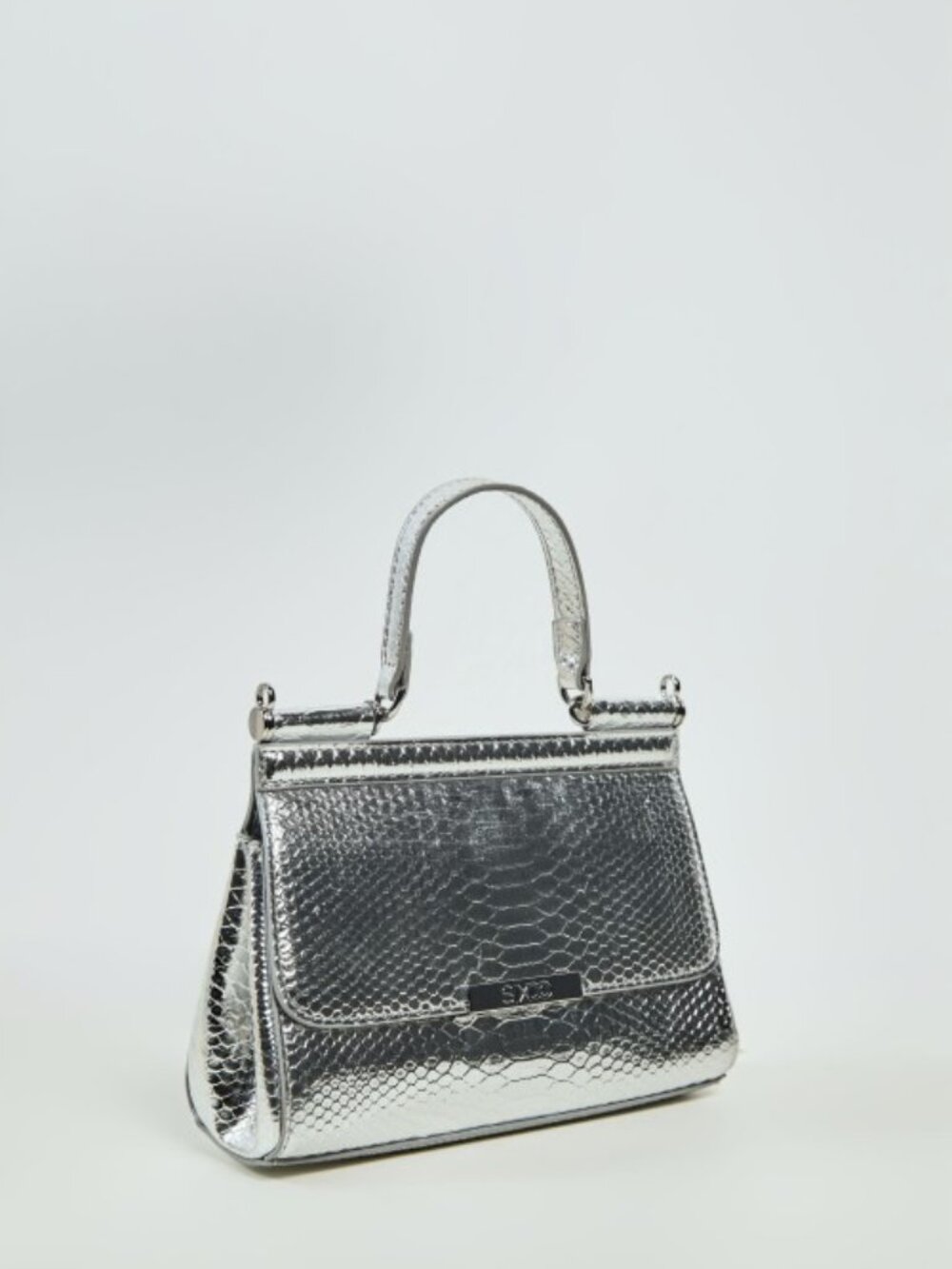 Rare SIXDO Metallic Croc-Embossed Handbag – Vietnamese Designer - Picture 2 of 8